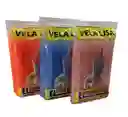 Vela Farol Lisa El Porvenir Paq X12und