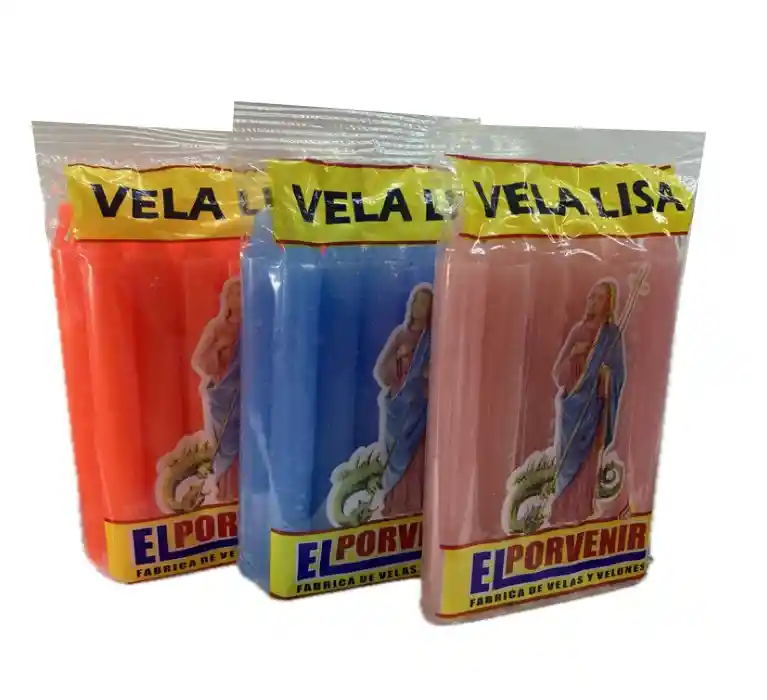 Vela Farol Lisa El Porvenir Paq X12und