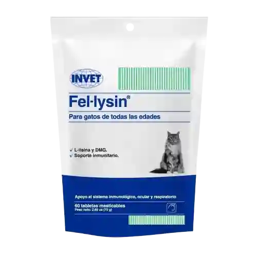 Suplemento Para Gatos Fel-lysin Invet Un Far