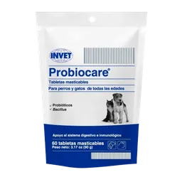 Suplemento Para Mascotas Probiocare Invet Un Far