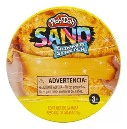 Play Doh Sand Shimmer Stretch 170g Hasbro - Amarillo