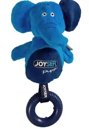 Joyser Puppy Elefante Con Anillo De Goma Y Chirriador S/m Rosa (21 Cm)