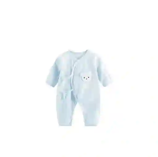 Pijama Térmica Ositos Bebes Niños 0-3m Azul