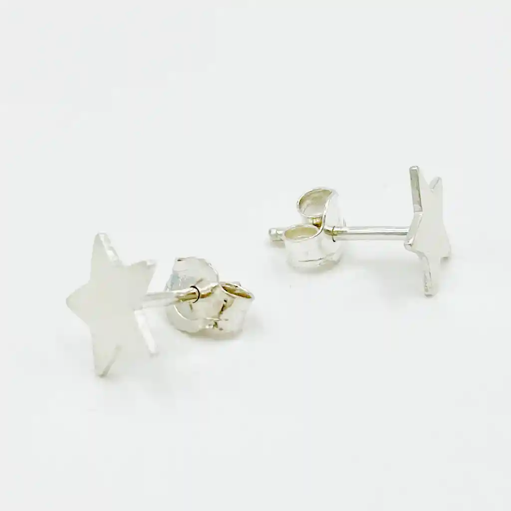 Aretes Estrellita De Plata