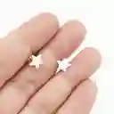 Aretes Estrellita De Plata