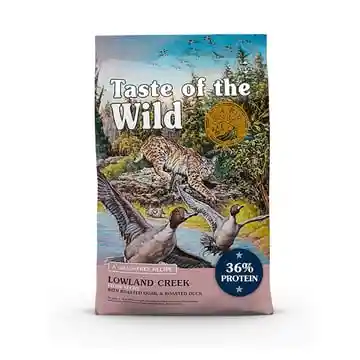 Taste Of The Wild Gatos Lowland Creek. Codorniz Y Pato Asados Lbs