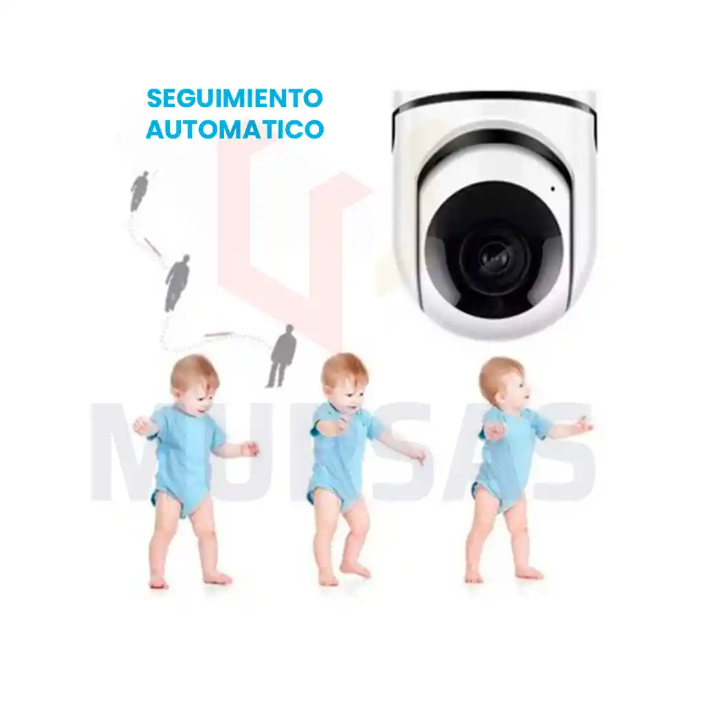 Cámara De Seguridad Wifi Full Hd 1080p Visión Nocturna