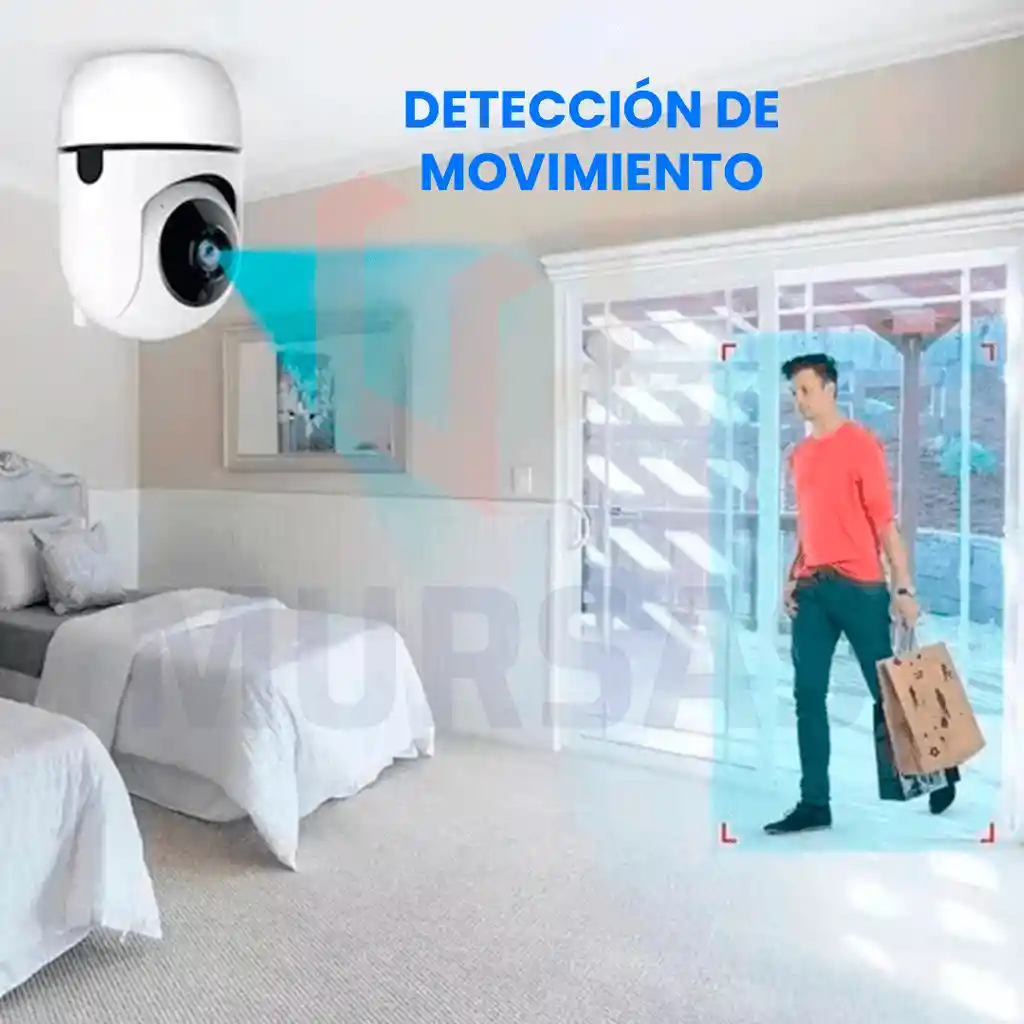 Cámara De Seguridad Wifi Full Hd 1080p Visión Nocturna