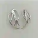 Aretes Hojas De Plata