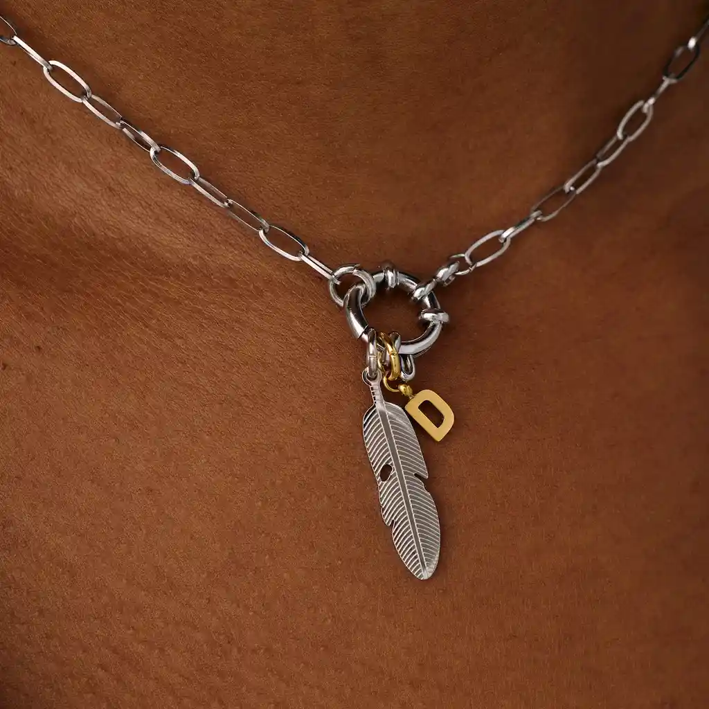 Collar Lock Mini / Plateado