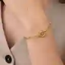Pulsera Lock Mini / Dorado / S