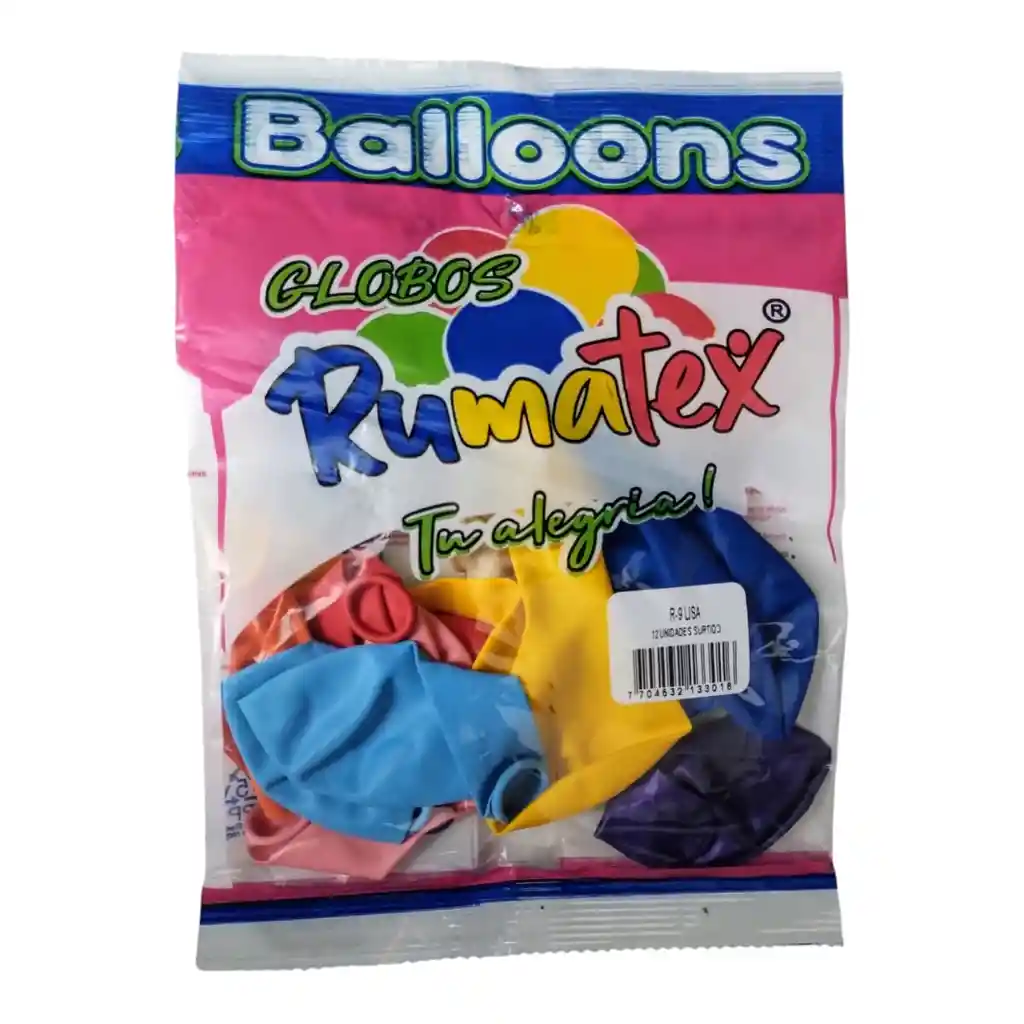 Bombas/globos R-9*12 Surtido