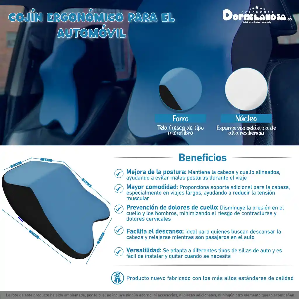 Cojín Ergonómico Para El Automóvil