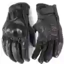 Guantes Icon Persuit Liso O Perforado Cuero Moto Protección