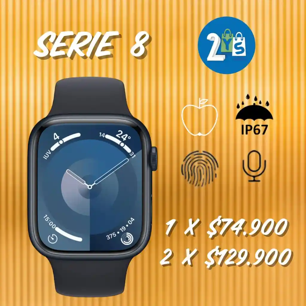 Smartwatch S8 Negro