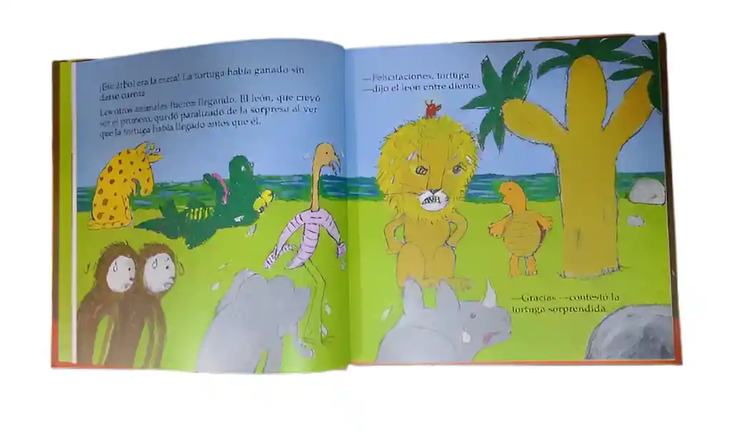 Libro Educativo La Tortuga Ganadora Para Niños Familia