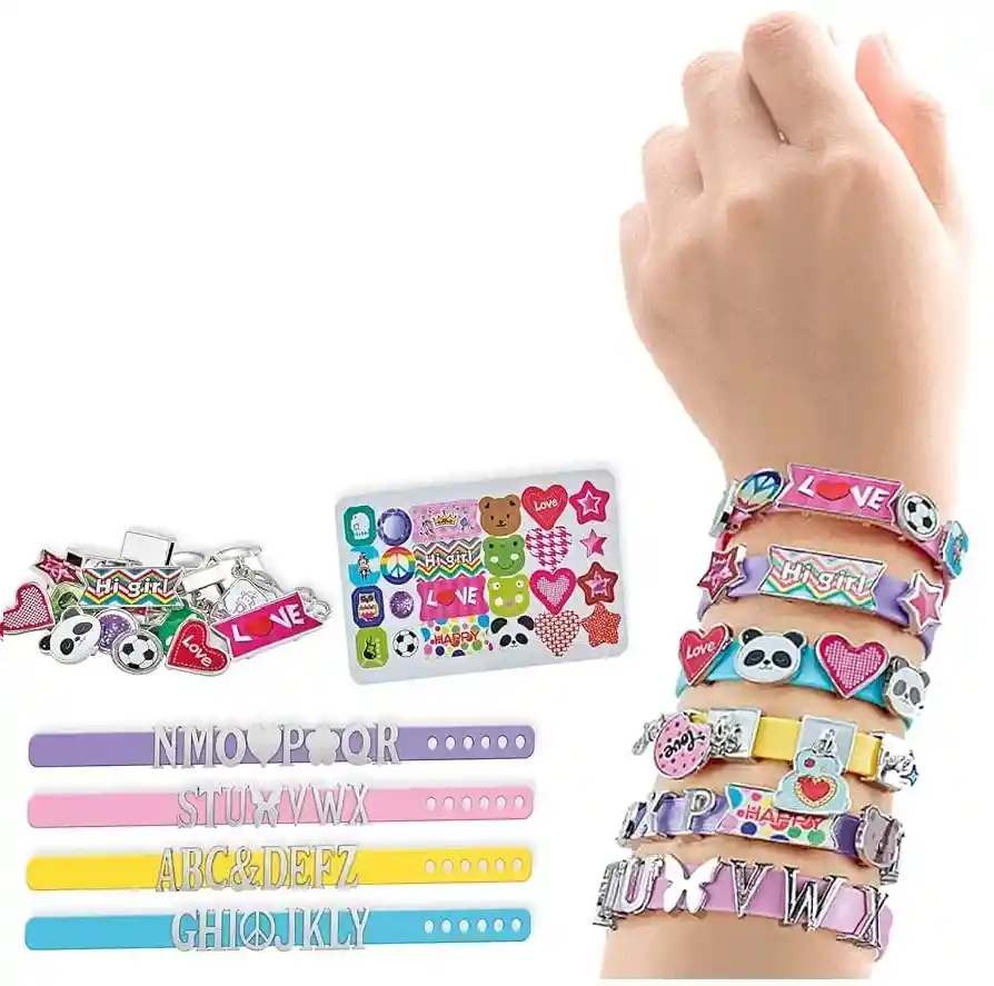 Juego Set Para Crear Pulseras Y Brazaletes Para Niñas