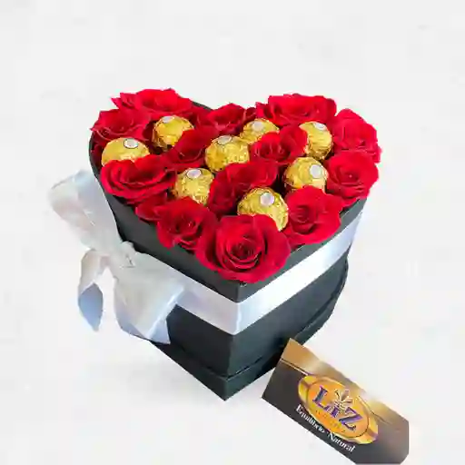 Caja Mini Corazón Ferrero