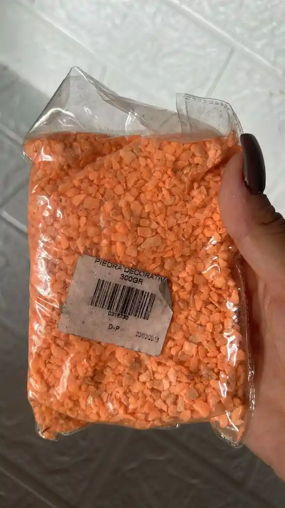 Piedras Decorativas 300g Naranja