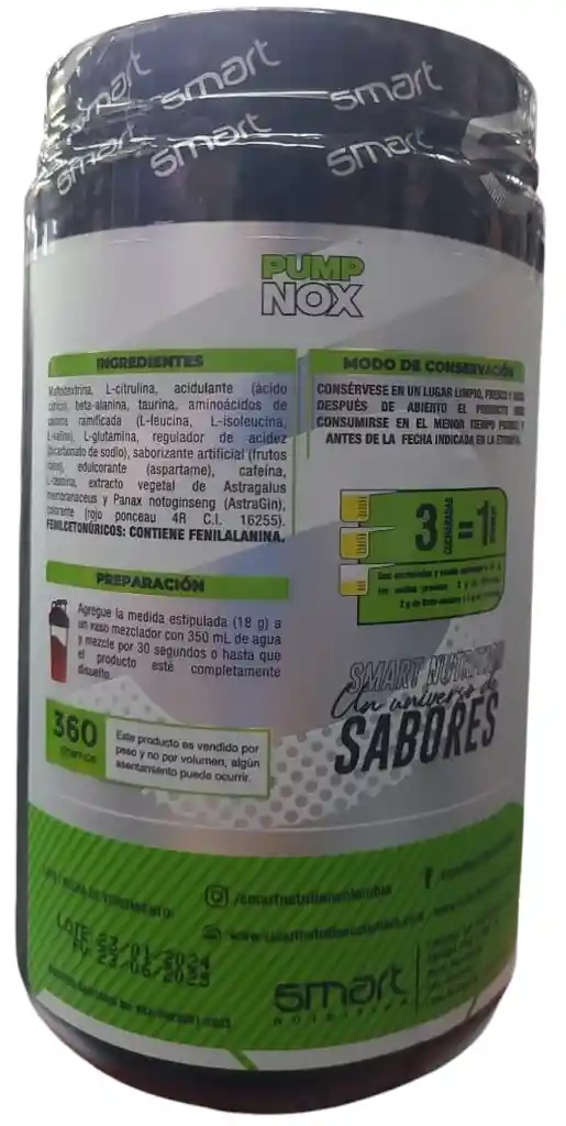 Pun Nox Prentreno X 20 Servicios Smart