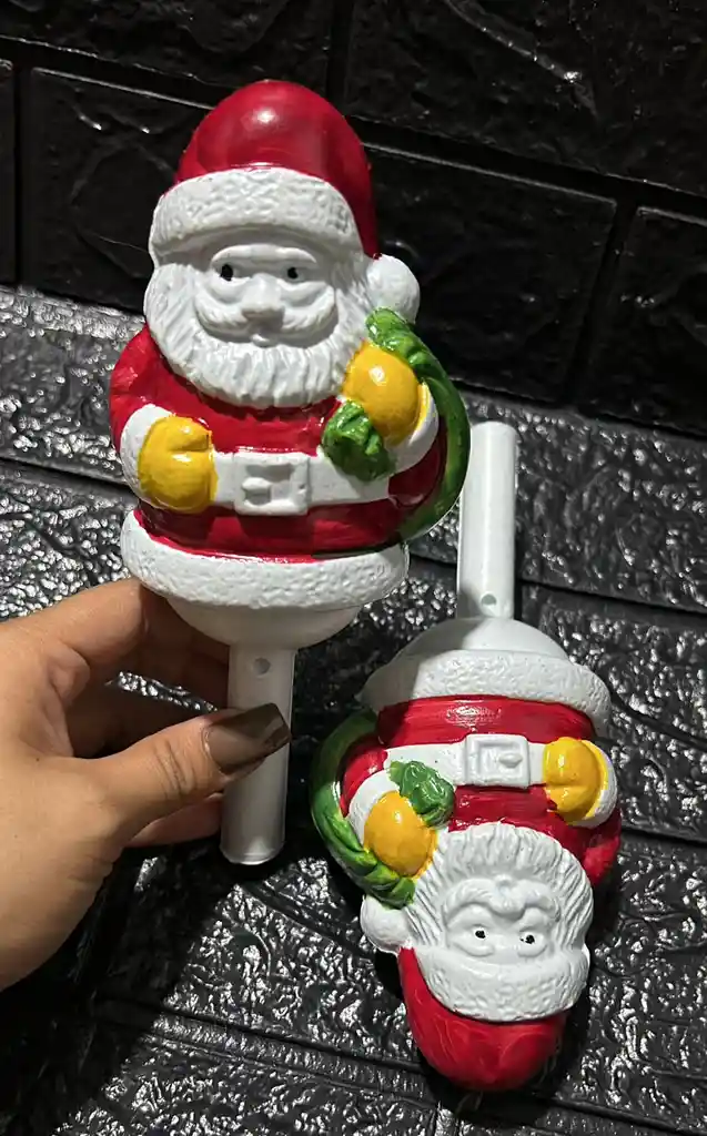 Maracas De Navidad Papa Noel Economicas