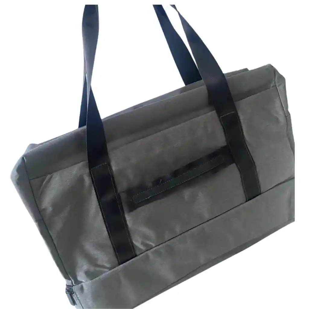 Combo Bolso Tipo Maleta + Termo Morado Y Verde