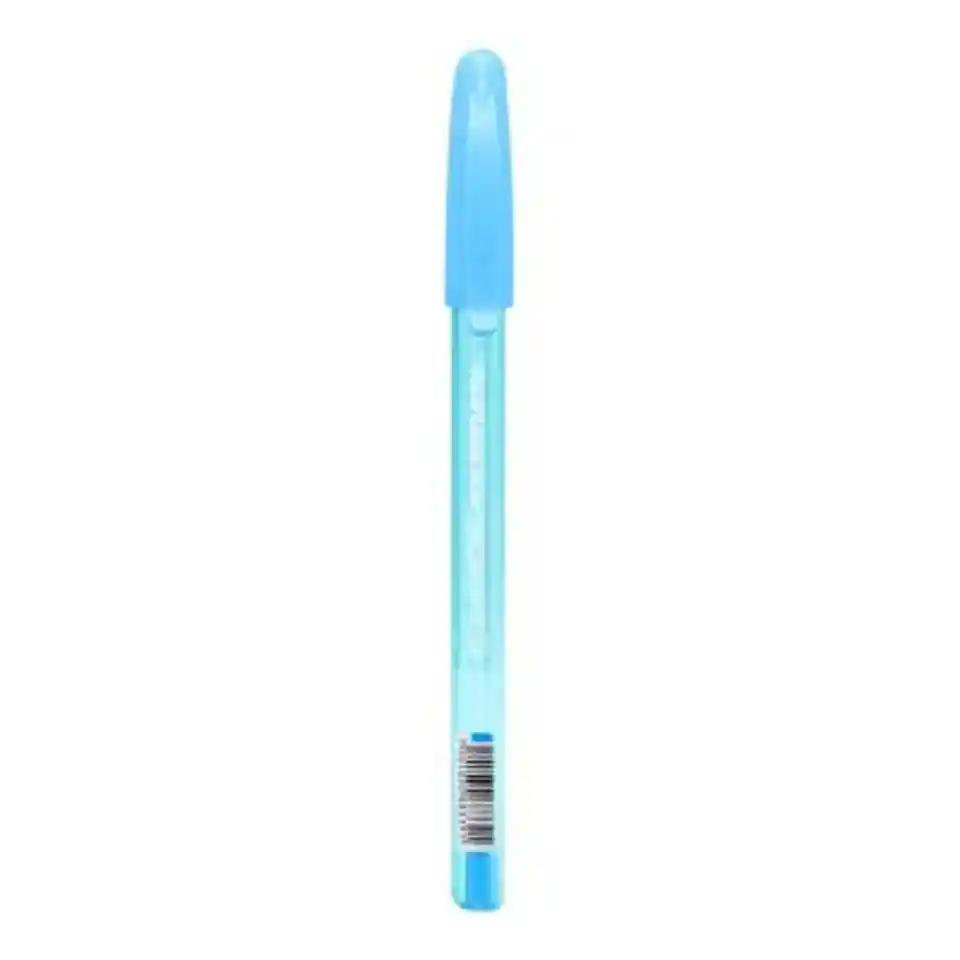Lapicero Kilometrico Tapa Azul Aguamarina