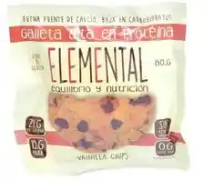 Galleta Vainilla Chipsx80g Elemental