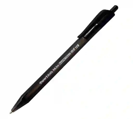 Lapicero Kilometrico Retractil Negro