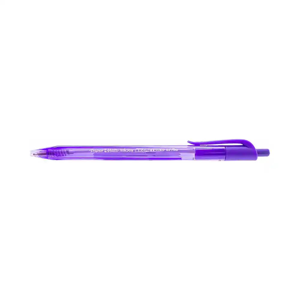 Lapicero Kilometrico Retractil Morado
