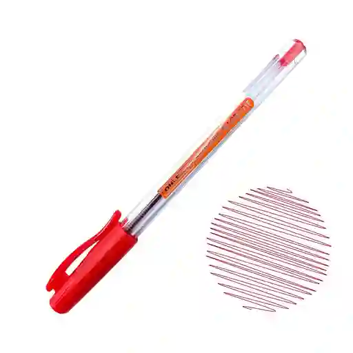 Lapicero Semigel Rojo