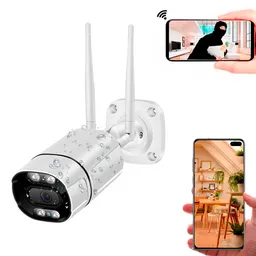 Camara Vigilancia Wifi Full Hd Para Exterior Fija Zoom X4