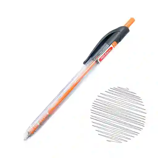 Lapicero Semigel Retractil Negro