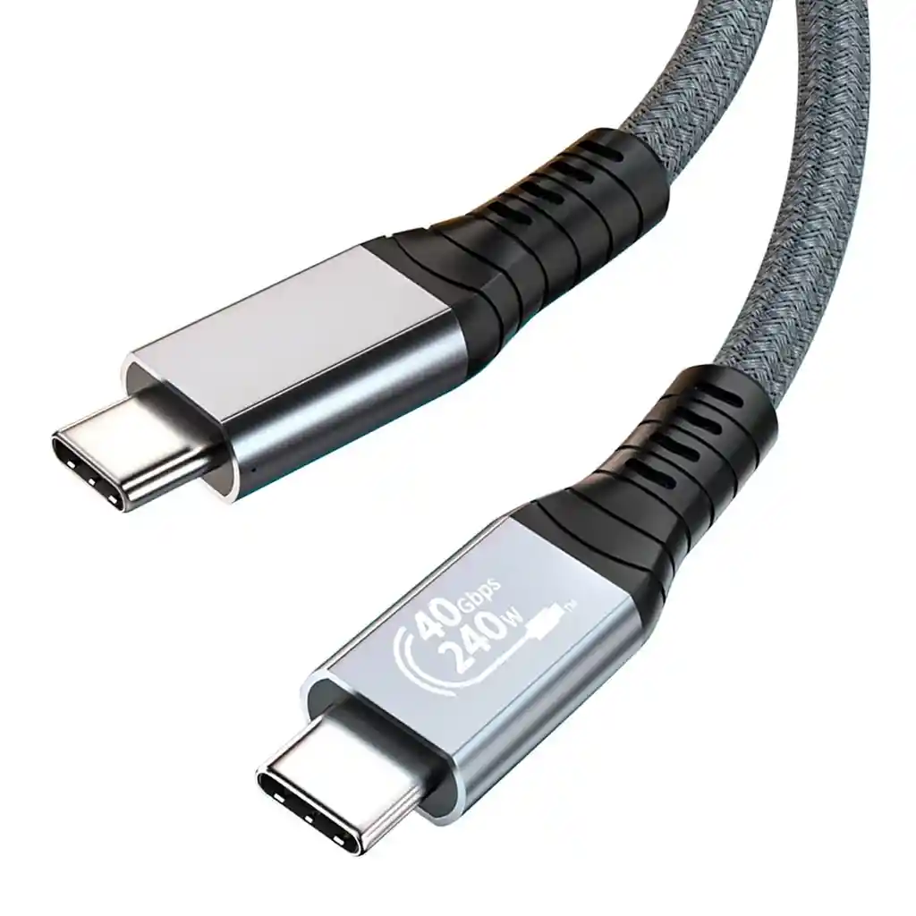 Cable Tipo C A Tipo C Usb4 240w 8k 60hz 1mts