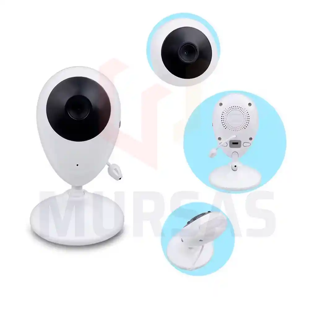 Camara Vigilancia + Monitor De Video Pantalla Para Bebe