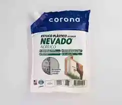 Estuco Plastico X 1kg Nevado Corona Exterior