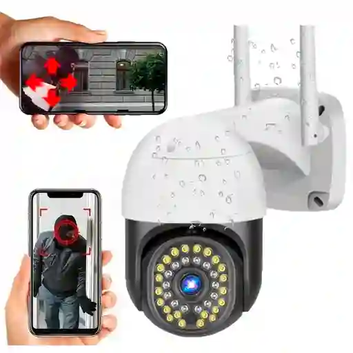 Camara Domo Giratoria 360° De Seguridad Wifi Full Hd 1080p