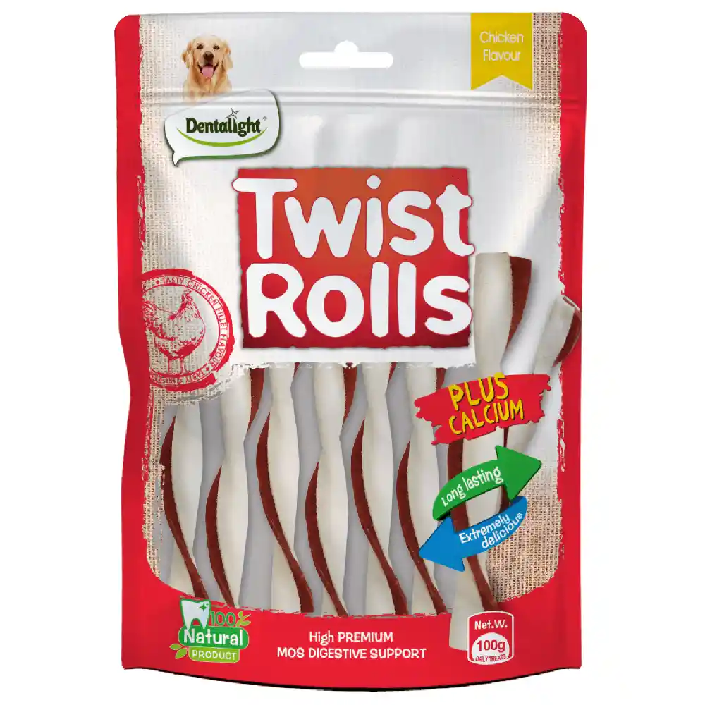 Snack Para Perro Phoenix Twist Rolls Pollo 5"