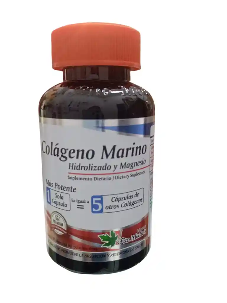 Colageno Marino Hidrolizado Y Magnesioi X 90 Capsulas Fito