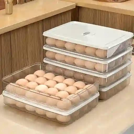 Contenedor Organizador Para Huevos