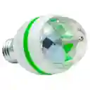 Bombillo Led Discotequero Giratorio Luces Colores Navidad