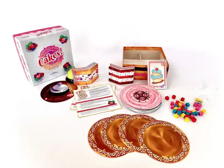 Juego De Mesa Estrategia Cake Madera Para Niños Familia