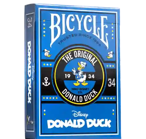 Baraja De Cartas Bicycle Donald Duck Disney