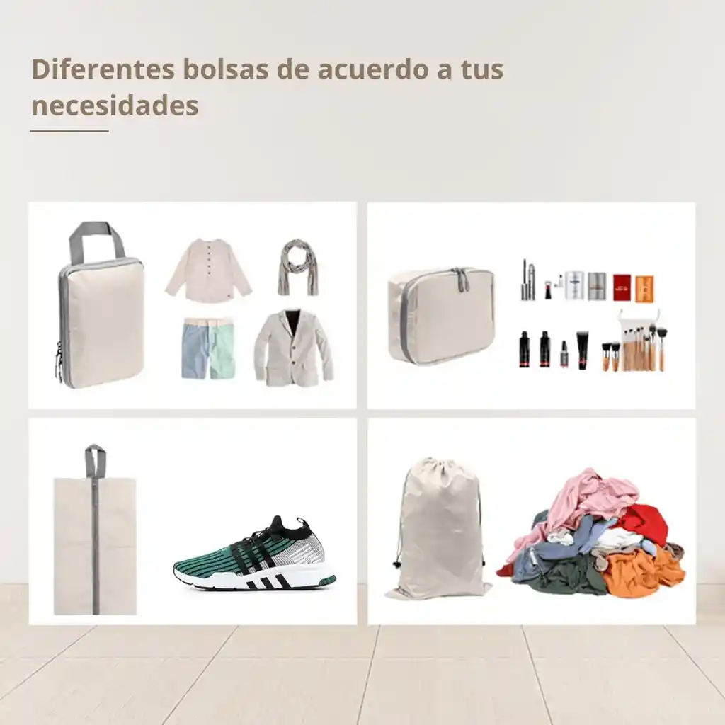 Kit De Bolsas Viajeras