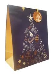 Bolsa De Regalo Nico Premium Navidad Azul