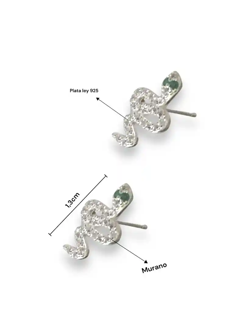 Arete En Plata Ley 925 Con Piedras De Murano Topito En Plata Ley 925, Joyeria Joyas, Aretes En Plata