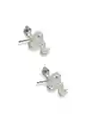 Arete En Plata Ley 925 Con Piedras De Murano Topito En Plata Ley 925, Joyeria Joyas, Aretes En Plata