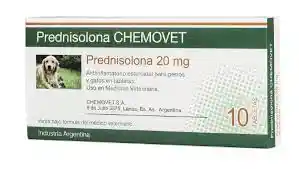 Prednisolona 20 Mg X 10 Tabletas Chemovet