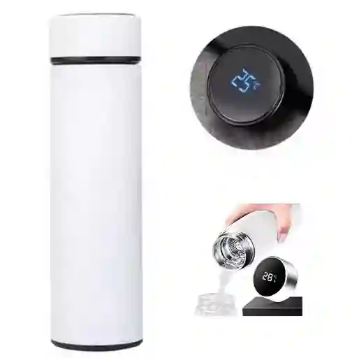 Hidratación Inteligente: Termo Con Pantalla Led Integrada