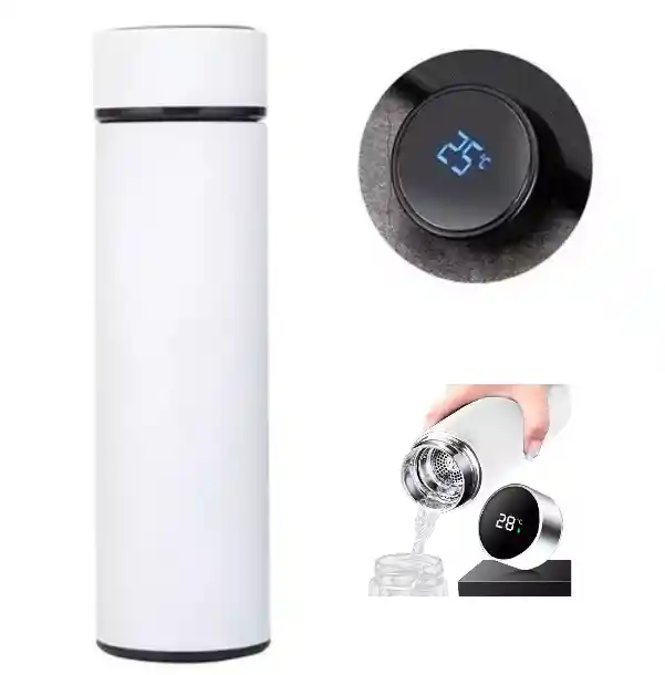 Hidratación Inteligente: Termo Con Pantalla Led Integrada
